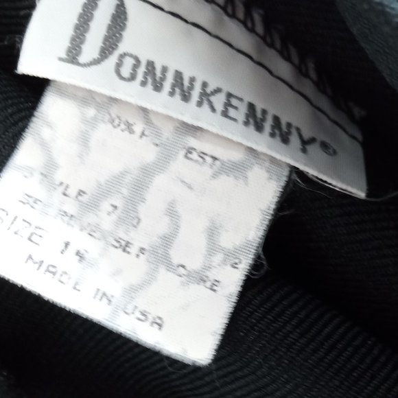 Vintage Donnkenny Black Pencil Skirt Women's Size 14 Elastic Waist Side Pockets - Picture 5 of 7